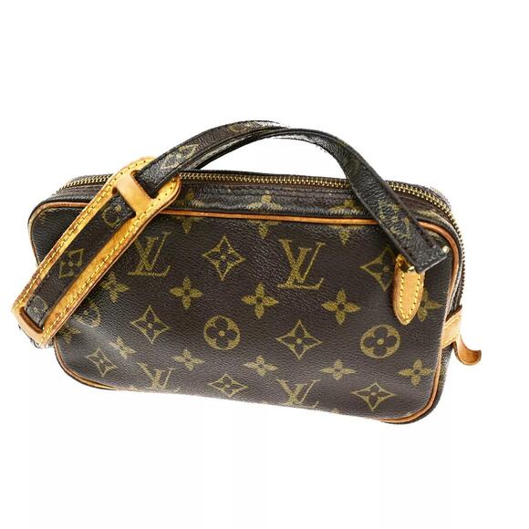 LOUIS VUITTON Monogram Marly Bandouliere Shoulder Bag Brown M51828 - Picture 1 of 16